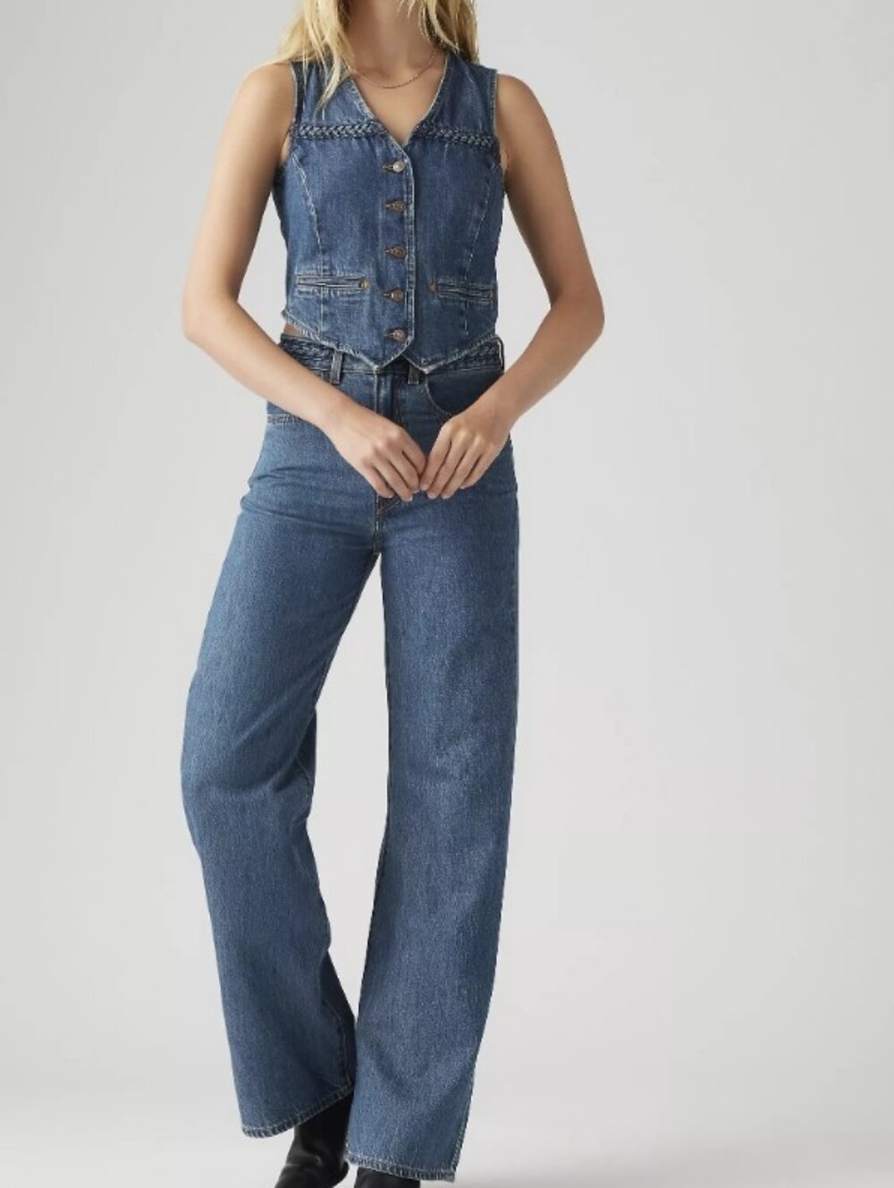Ribcage Wide-Leg Jeans